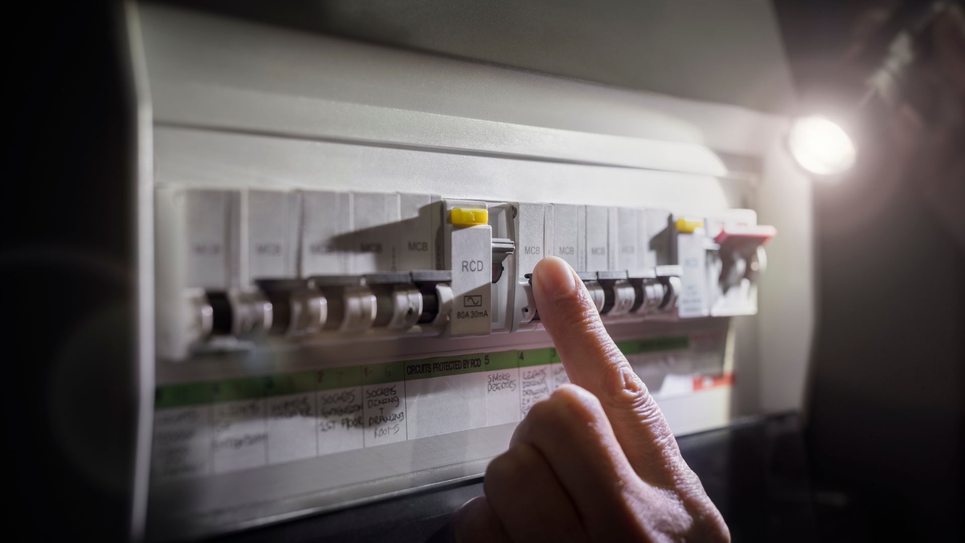Fuse board replacement with RCD protection in a Crewe property